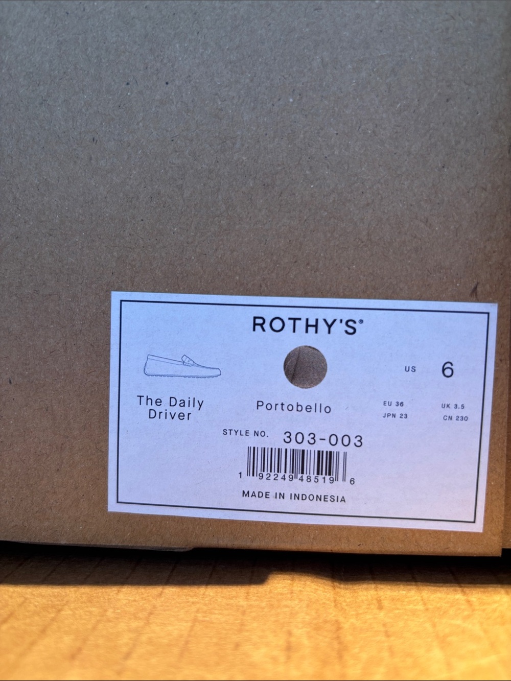 Rothy's Driver Loafers Portobello (taupe) - Picture 6 of 6